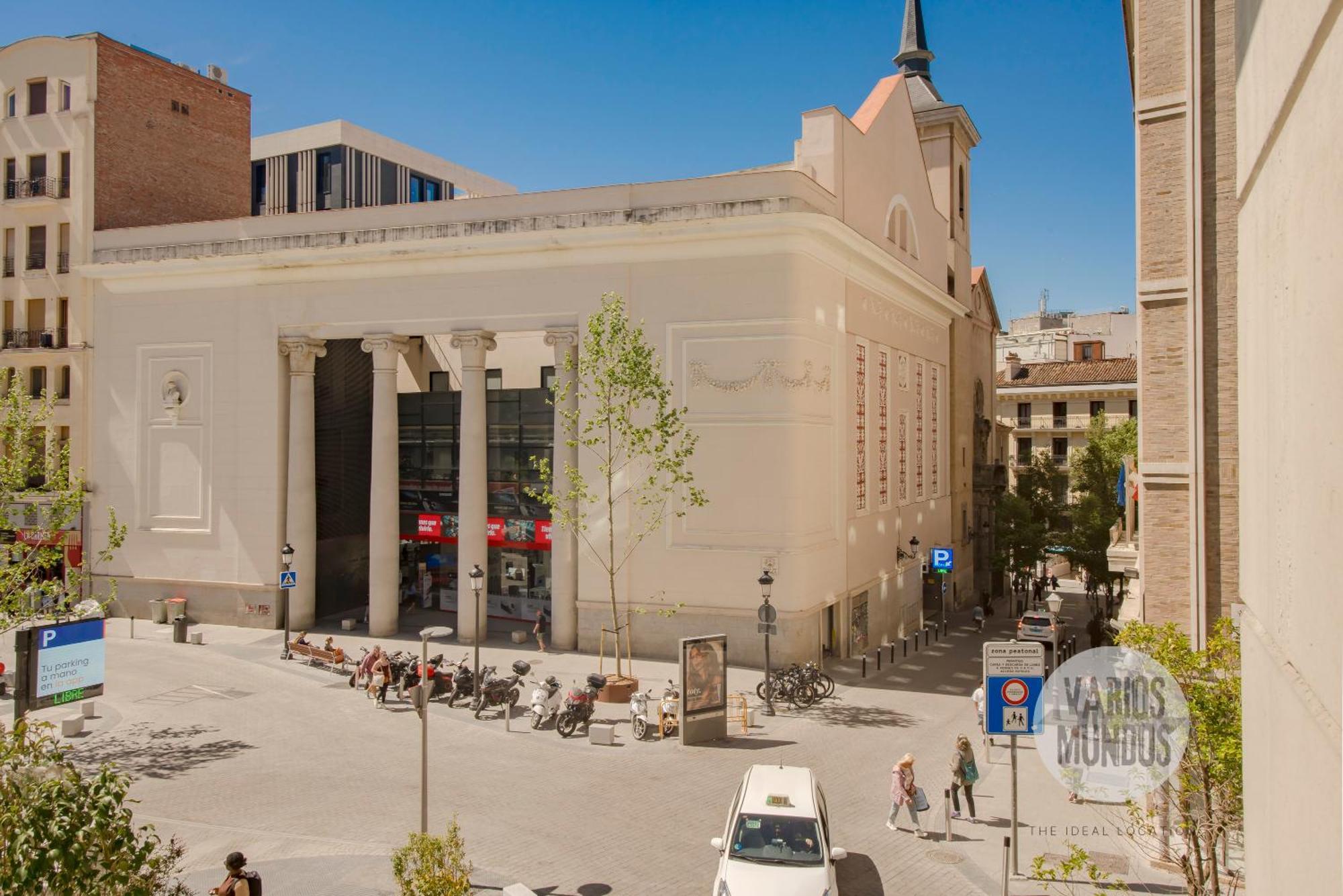 Bright Apt Para 4Pax En Gran Via-Plaza De Carmen E2 Madri Exterior foto